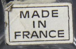 Made In France Label Sticker For Modern Lalique Crystal