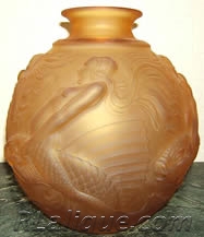 R. Lalique Vase Fake