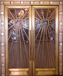 Oviatt Building Doors In Los Angeles by Rene Lalique