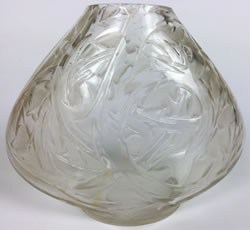 R. Lalique Epines Decanter Cut Down By More Than Half And Advertised As A Vase
