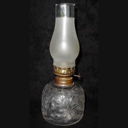 Rene Lalique Perfume Converted To A Lamp