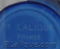 Fake Signature on Fake Rene Lalique Chardonneret Goldfinch Bird Paperweight