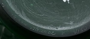 Ecailles Vase Fake Signature On Close Copy Fake of Rene Lalique Design Sold By Balclis Auction House In Spain