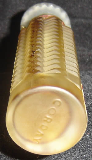 The Corday Signature on the Close Copy of the Original R. Lalique Tzigane Perfume Bottle For Corday