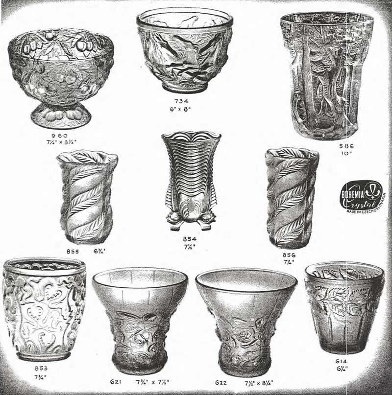 Weil Ceramics & Glass Inc. Catalog For Barolac Sculpture Glass - Czech Bohemian Glass That Is Often Found With Fake or Forged R. Lalique France Signatures: Page 10