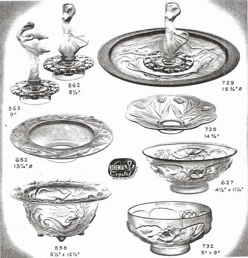 Weil Ceramics & Glass Inc. Catalog For Barolac Sculpture Glass - Czech Bohemian Glass That Is Often Found With Fake or Forged R. Lalique France Signatures: Page 12