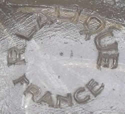 Dahlias Bowl Rene Lalique Signature