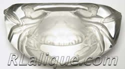 R.Lalique Crab Paperweight by Rene Lalique