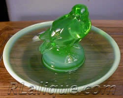 Moineau Bird R.Lalique Ashtray by Rene Lalique