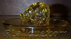 Renard Fox R.Lalique Asthray by Rene Lalique