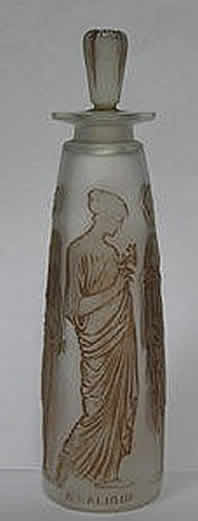 Rene Lalique Perfume Bottle Ambre Antique