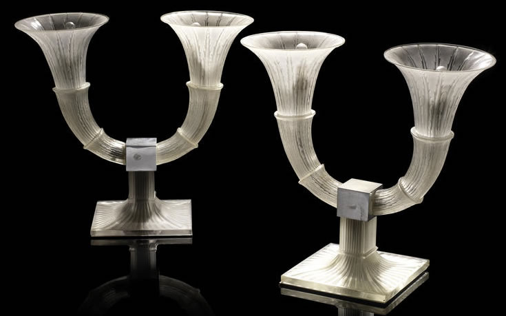 R. Lalique Amsterdam Candleholder