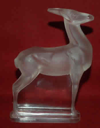 Rene Lalique Antilope Paperweight