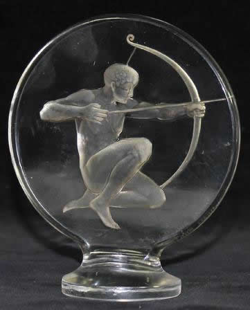 R. Lalique Archer Hood Ornament