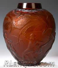 Rene Lalique Archers Vase