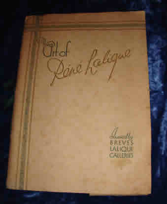 R. Lalique The Art Of Rene Lalique Breves Lalique Galleries Catalogue