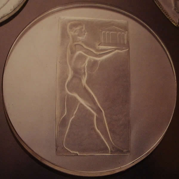 Rene Lalique Medallion Athlete