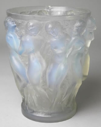 Rene Lalique Vase Bacchantes