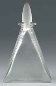 R. Lalique Bordures Feuilles Perfume Bottle