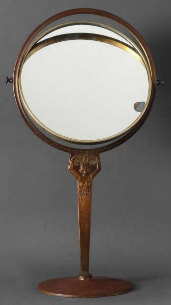 R. Lalique Caryatid-2 Mirror