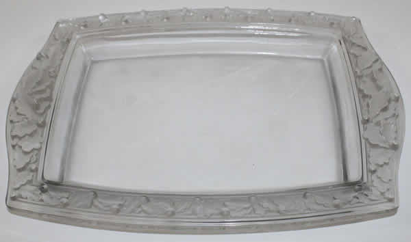 R. Lalique Chene Platter