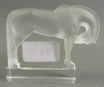 R. Lalique Cheval Paperweight
