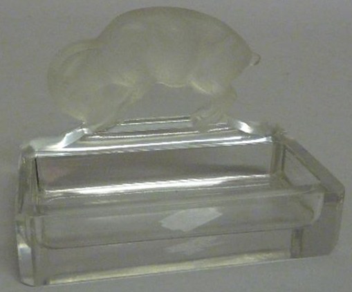 R. Lalique Chevre Ashtray