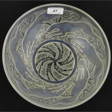 R. Lalique Chiens Bowl