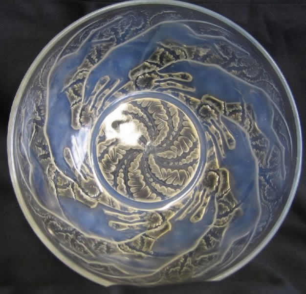 Rene Lalique Chiens Bowl