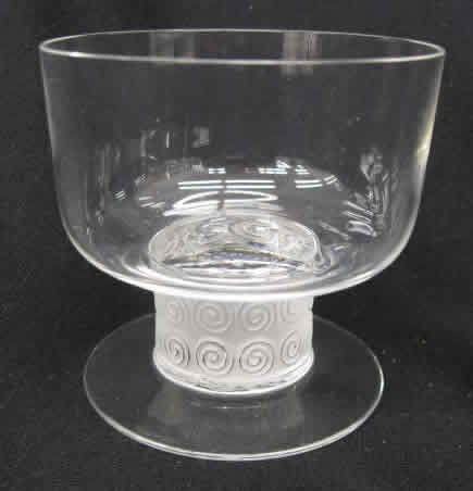 Rene Lalique Chinon Champagne Glass 