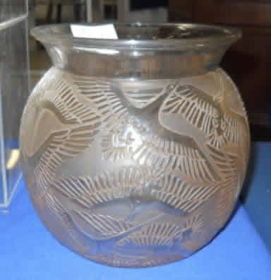 Rene Lalique Cigognes Vase