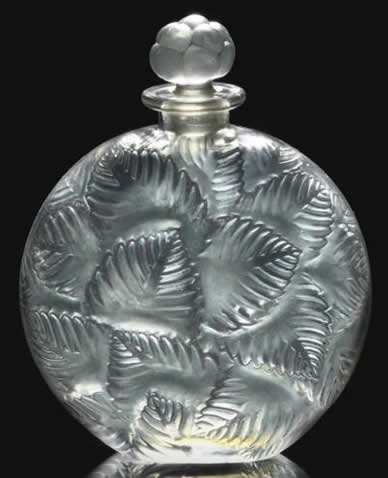 Rene Lalique Perfume Bottle Clamart