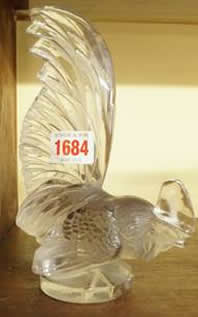 R. Lalique Coq Nain Car Mascot