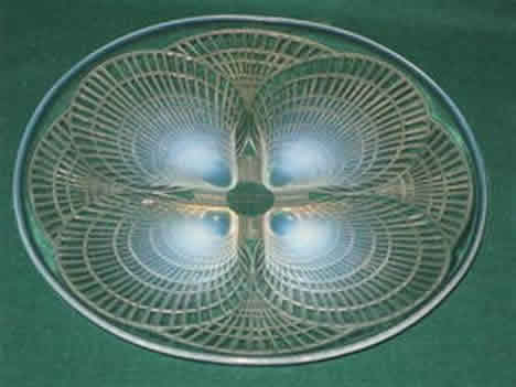 Rene Lalique Coquilles Opalescent Plate 