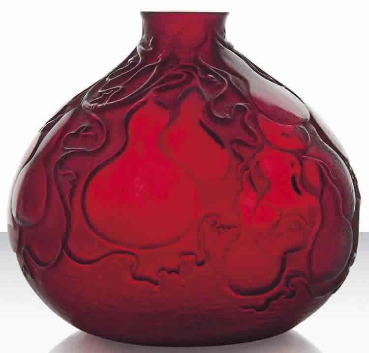 R. Lalique Courge Vase