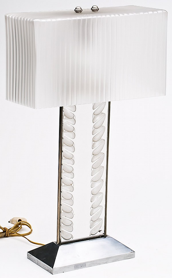 Rene Lalique Lamp Cyclamen