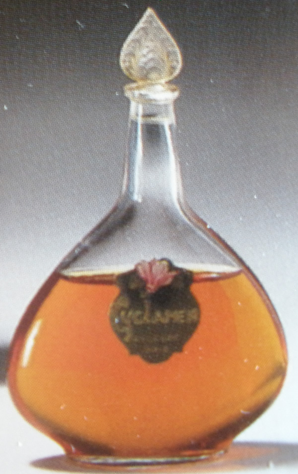 R. Lalique Cyclamen Euziere Perfume Bottle