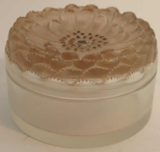 Rene Lalique Dahlia Powder Box 