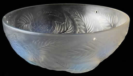 R. Lalique Dahlias Bowl