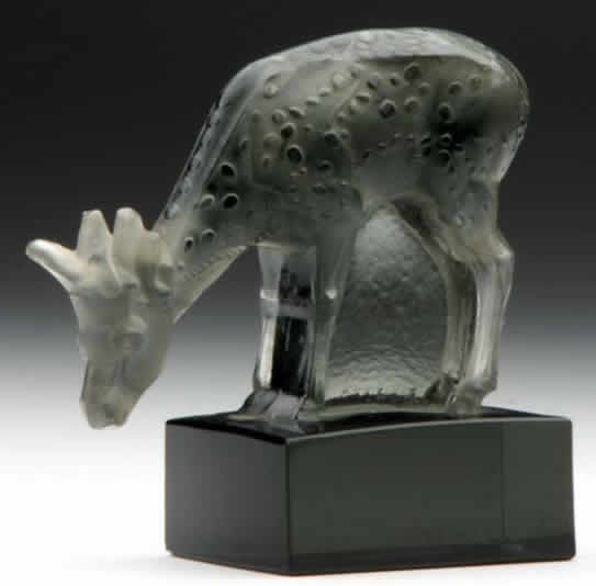 Rene Lalique Daim Paperweight