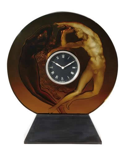 R. Lalique Day and Night Clock