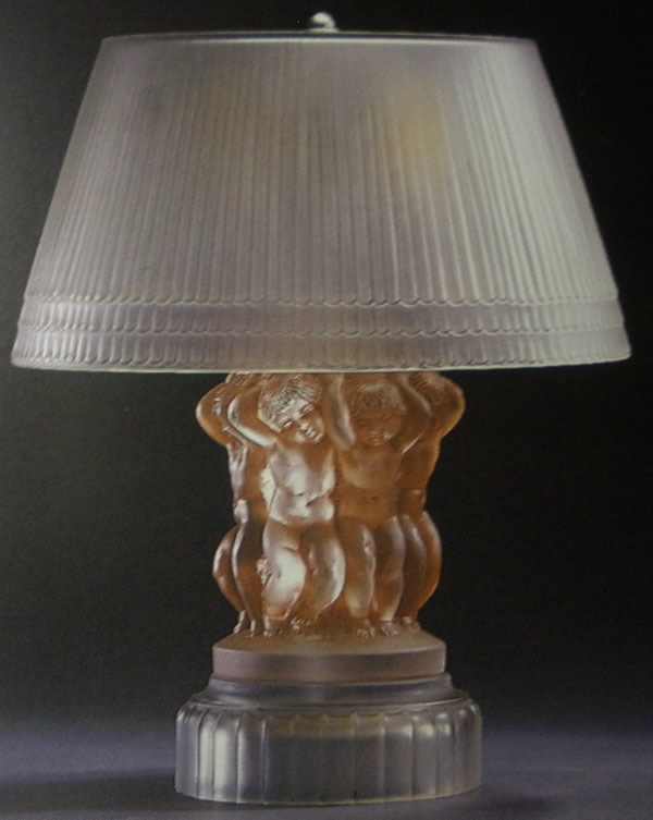 R. Lalique Enfants Lamp
