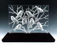 R. Lalique Fauvettes-2 Decoration