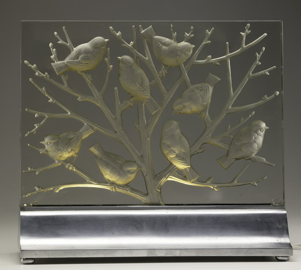 R. Lalique Fauvettes Table Decoration