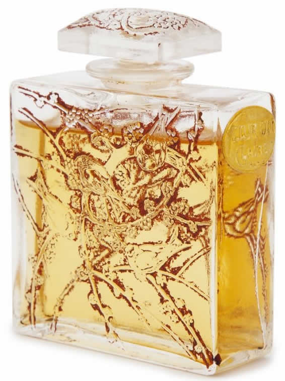 R. Lalique Fleur D'Or Perfume Bottle