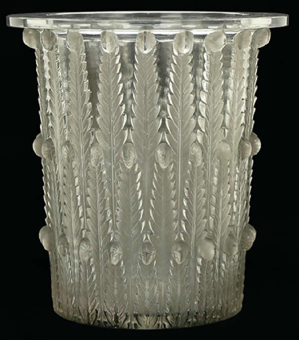 R. Lalique Fougeres Ice Bucket