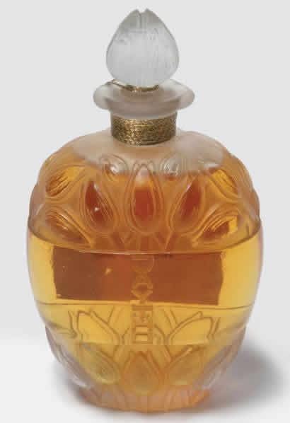 R. Lalique French Lilac Perfume Bottle