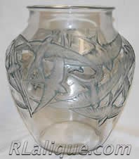 R. Lalique Hirondelles Vase