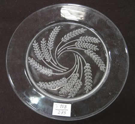 R. Lalique Hortense Lunch Plate