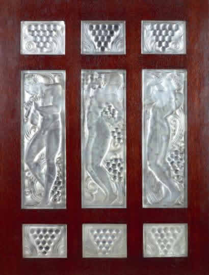 R. Lalique Joueur De Pipeau Dos Panel